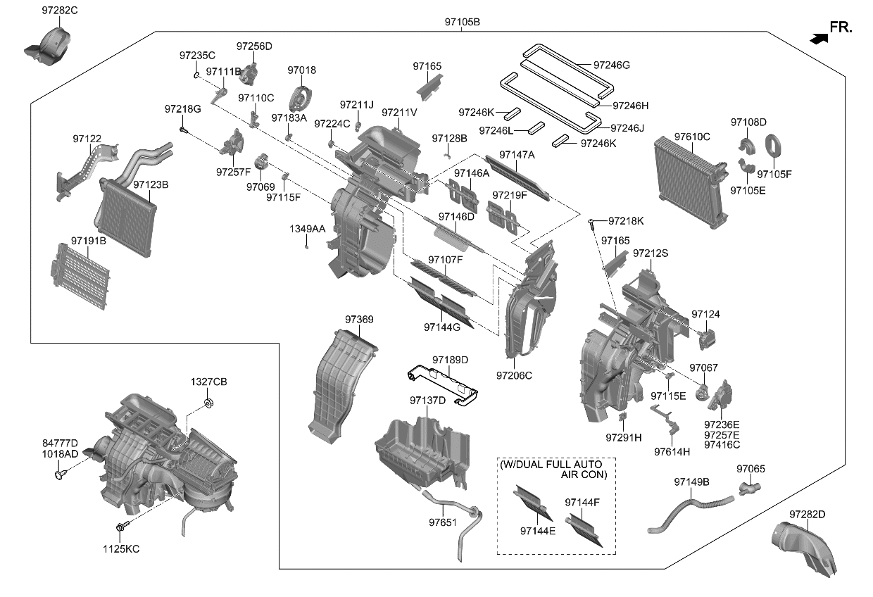 Kia 97158F2010 Lever-Temperature Do