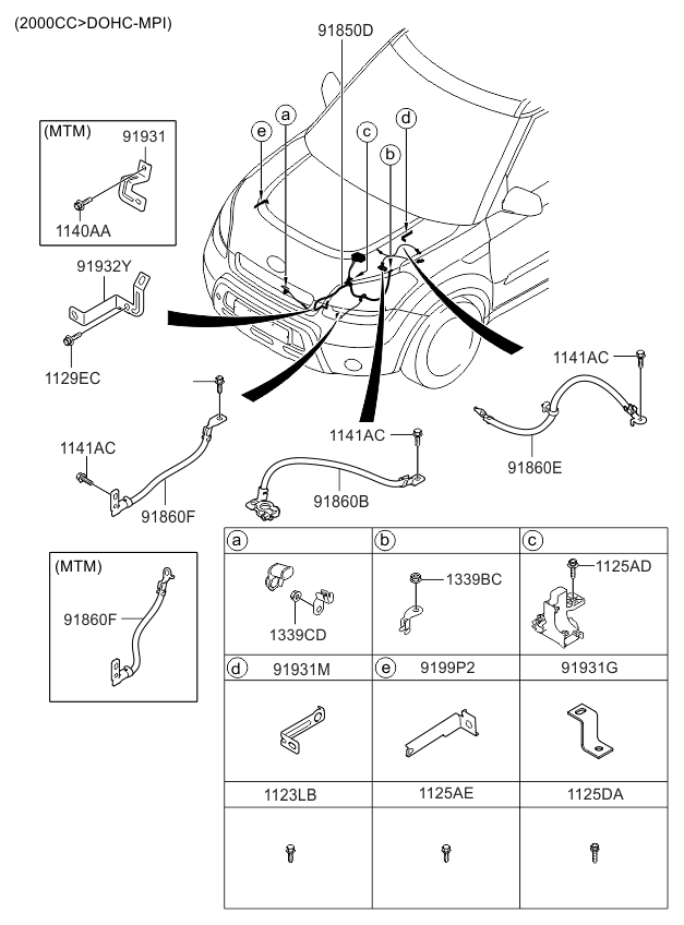 Kia 919902E160 Bracket-Power Steering'G 2