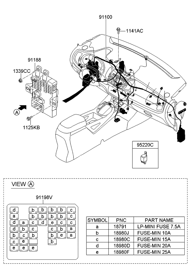 Kia 911053W193 Wiring Assembly-Main