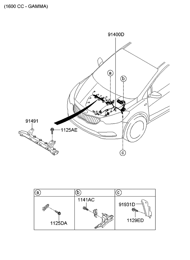 Kia 91971A7700 Protector-Wiring