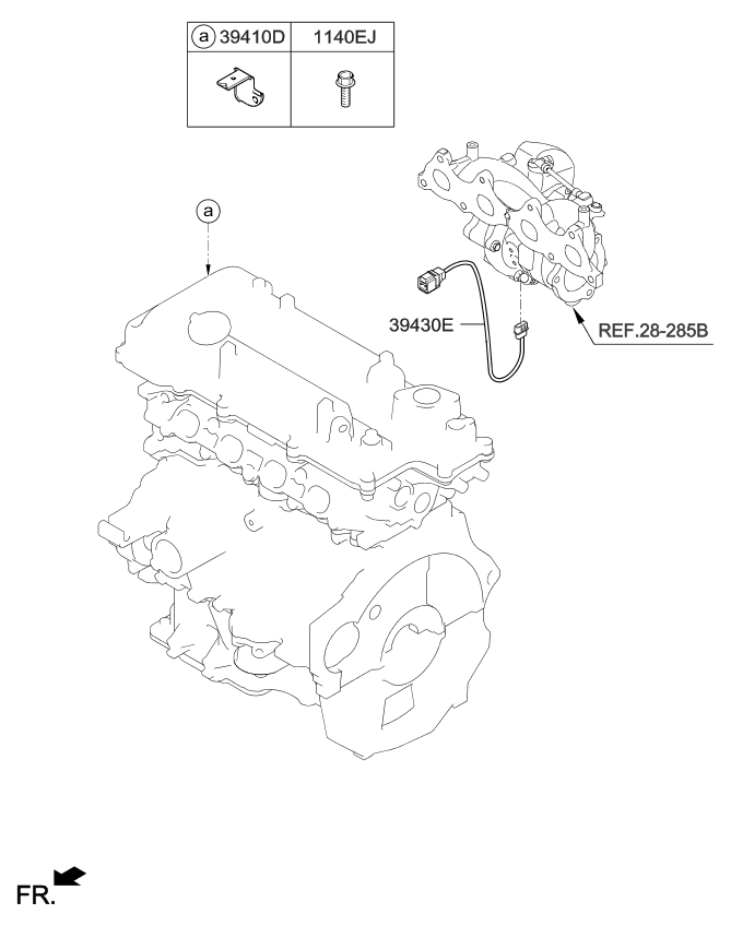 Kia 394102B080 Bracket-Ext-Wire-RCV