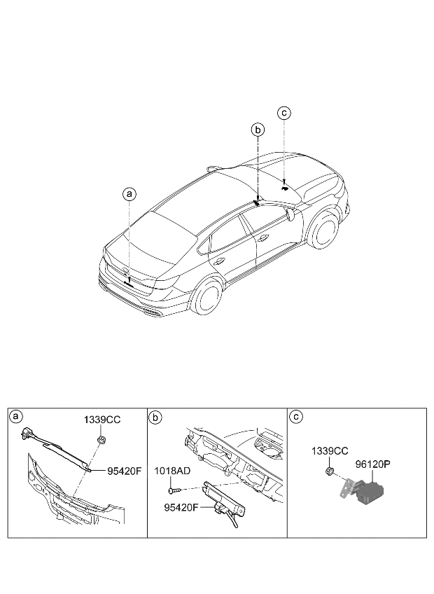 Kia 92900F6AA0 Unit Assembly-Mood Lamp