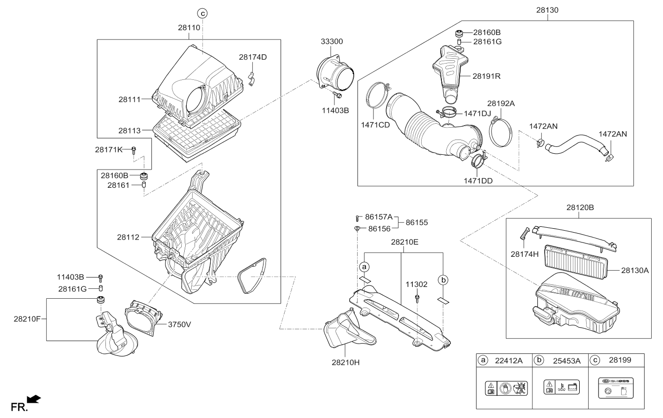 Kia 281743M510 Clamp-Plate