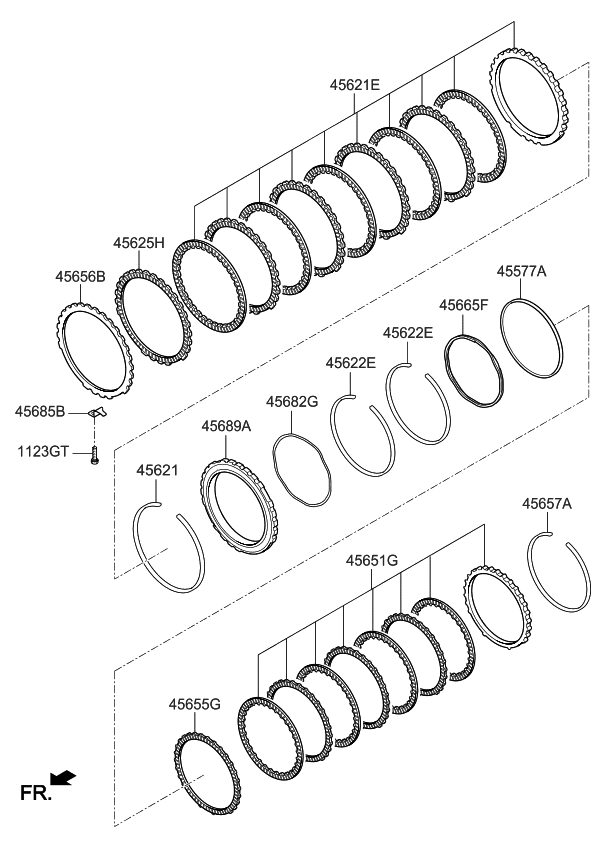 Kia 456834F020 One Way Clutch