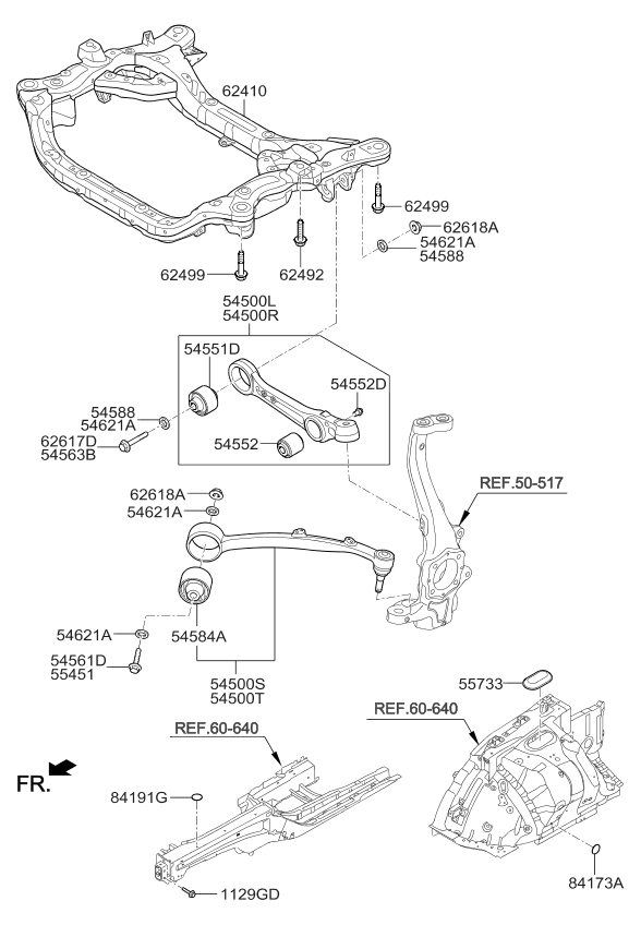 Kia 546483M500 Cover