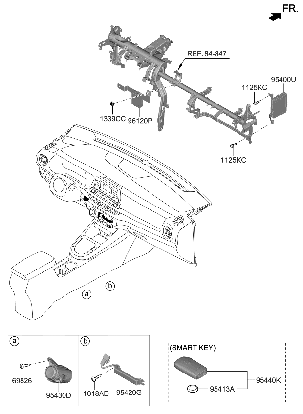 Kia 954A0M7650 UNIT ASSY-IBU