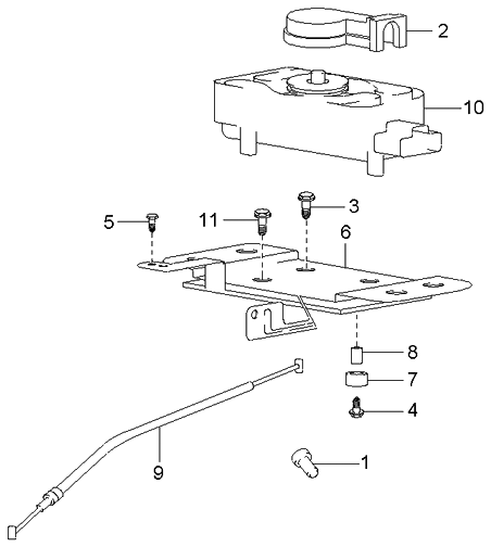 Kia 964303C000 Cable Assembly-Automatic Cruise