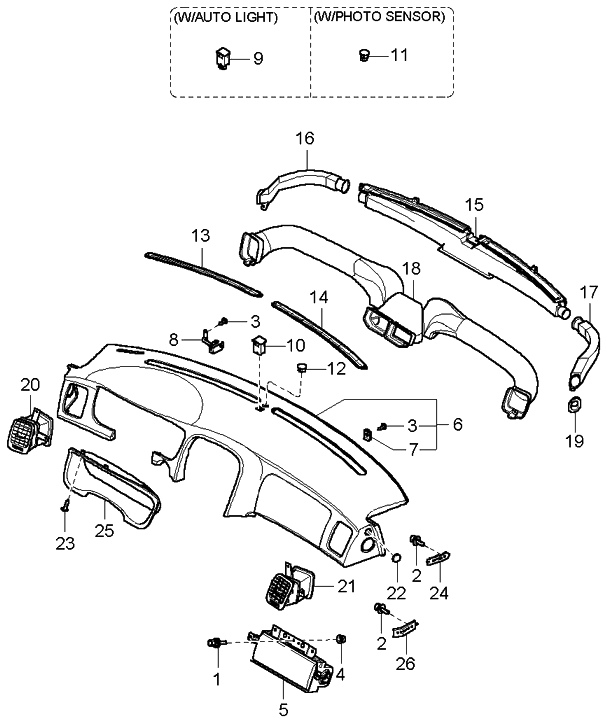 Kia 974703C010 Connector Assembly-Heater