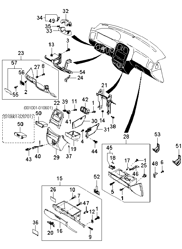 Kia 847503C000BT Panel Assembly-Lower Crash