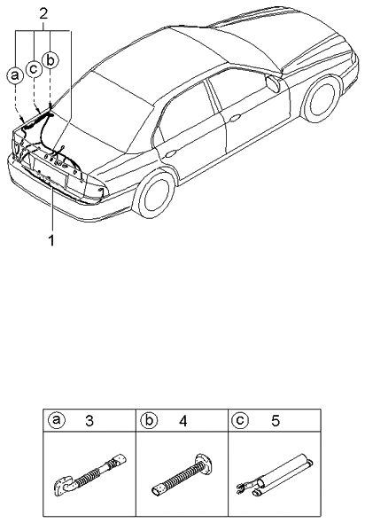 Kia 919603C510 Wiring Assembly-Trunk Lid