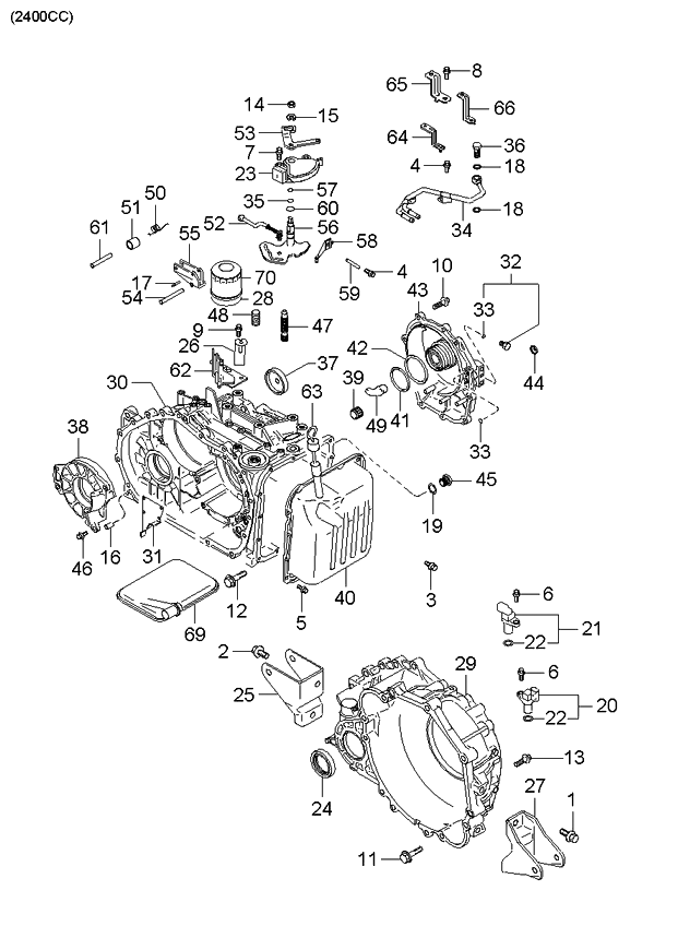 Kia 9138538000 Bracket-Automatic Transaxle