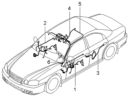 Kia 916923C000 Wiring Assembly-Roof