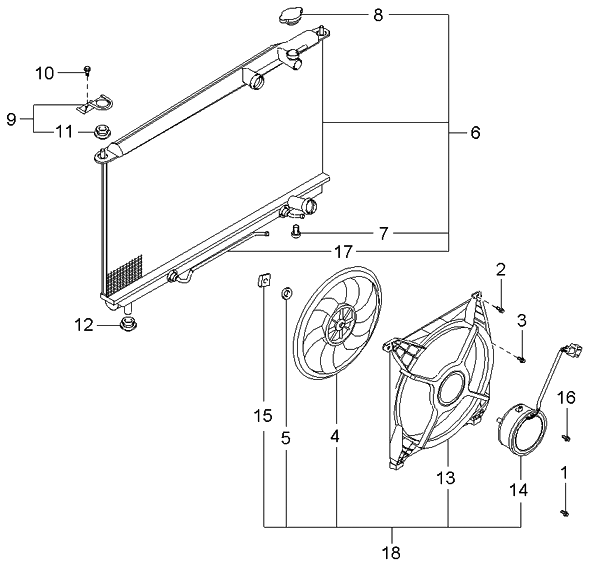 Kia 1123006401 Bolt-Washer Assembly