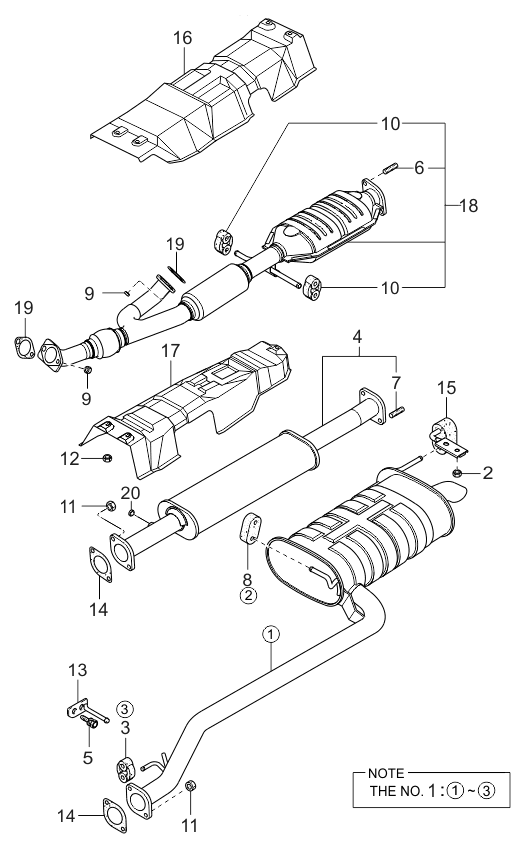 287853C510 Kia Support Assembly-Hanger