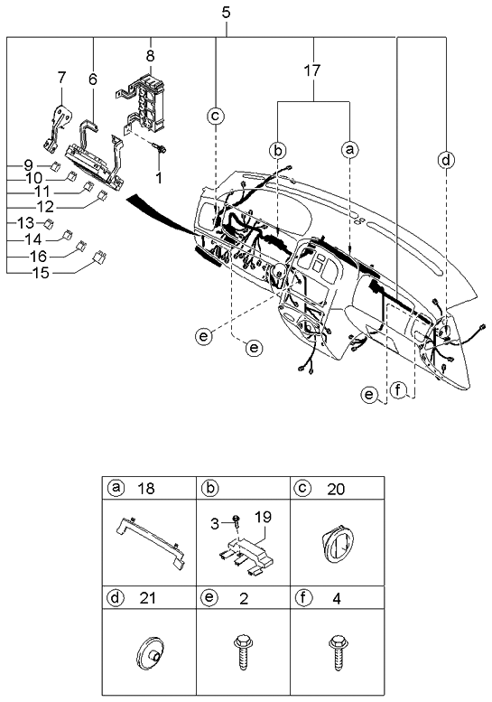 Kia 911003C411 Wiring Assembly-Main