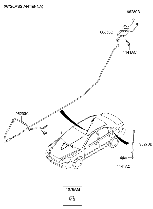 Kia 962702G200 Ground Side Coil