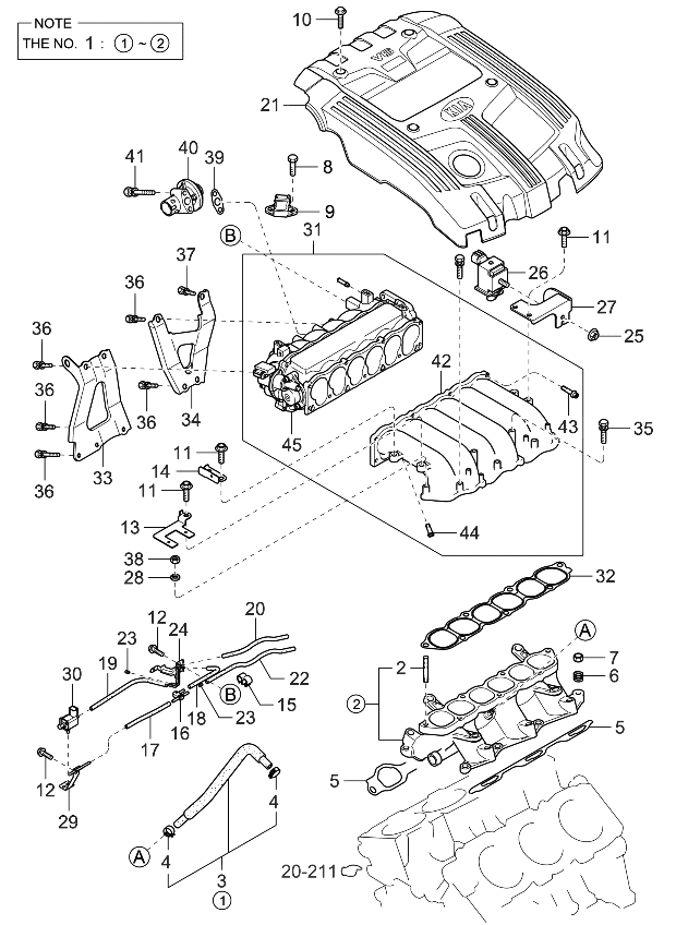 Kia 3946239035 Bracket-Solenoid Valve