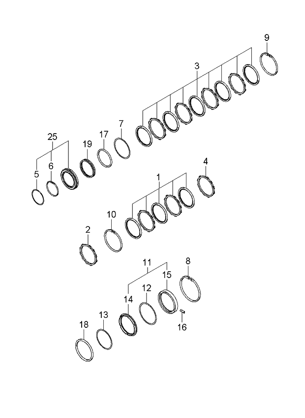 Kia 456243A200 Disc Set-Brake