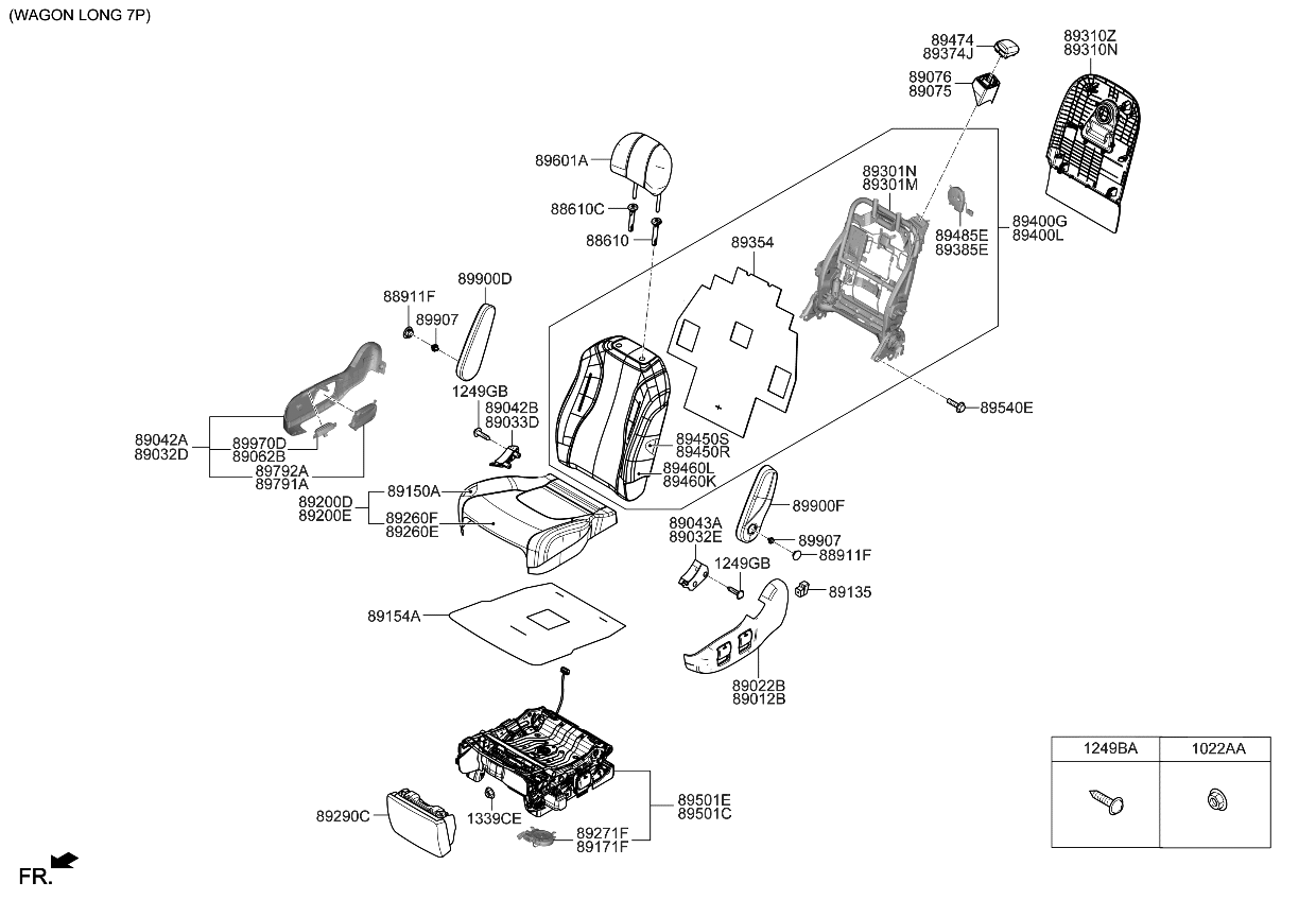 Kia 1022510001 Nut-Self Locking