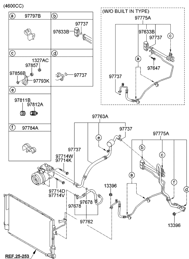 Kia 977942J000 Clip-SUC & LIQ Tube