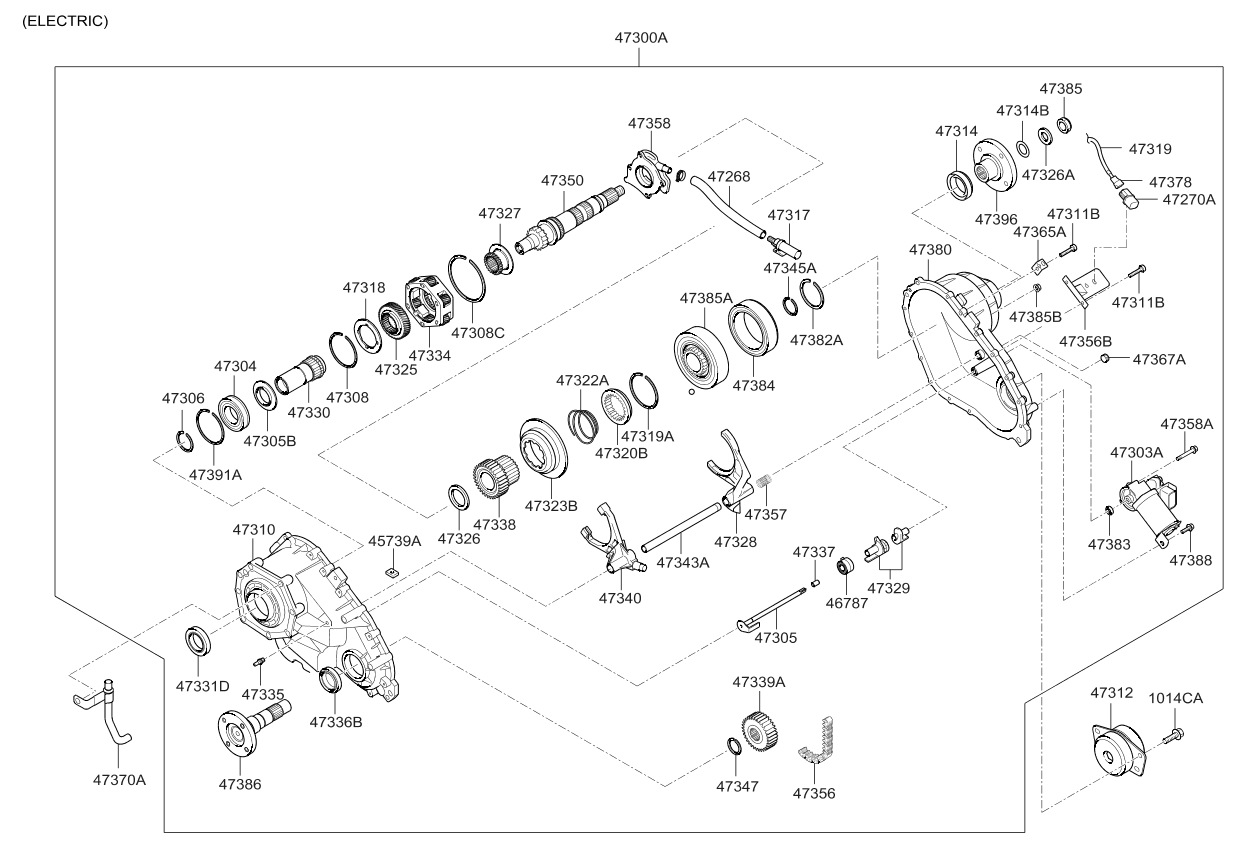 Kia 4732349500 Collar-Lockup