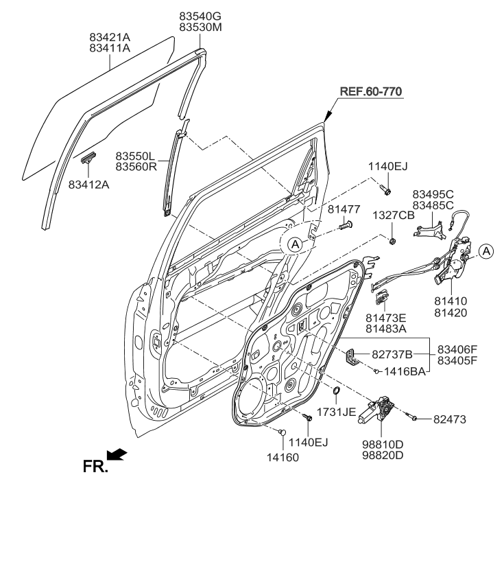 Kia 826302J000 Connection Cage-Door