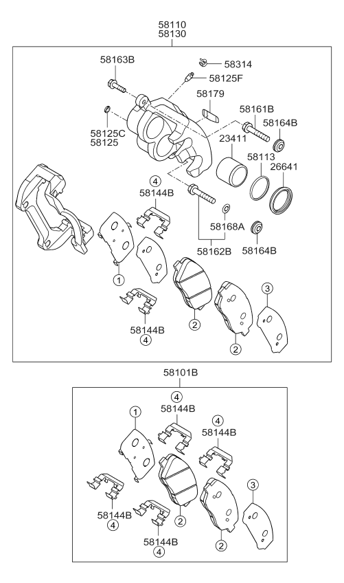 Kia 581863F000 Spring-Return