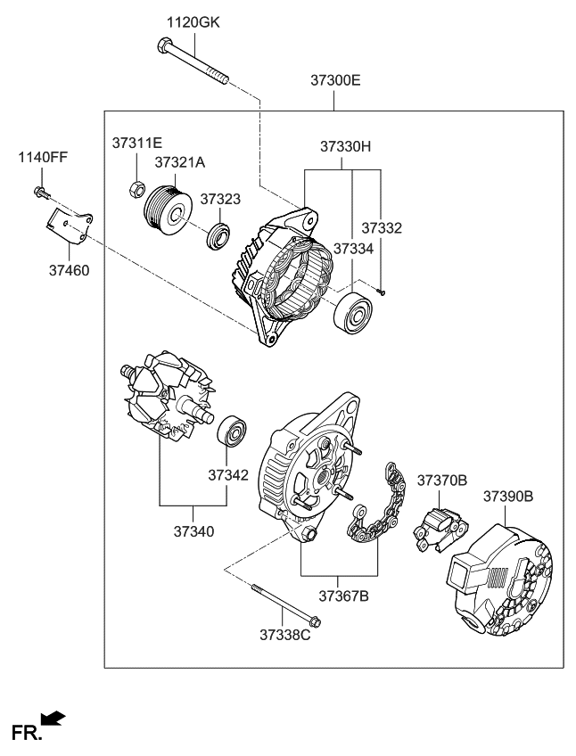 Kia 373232E820 Spacer