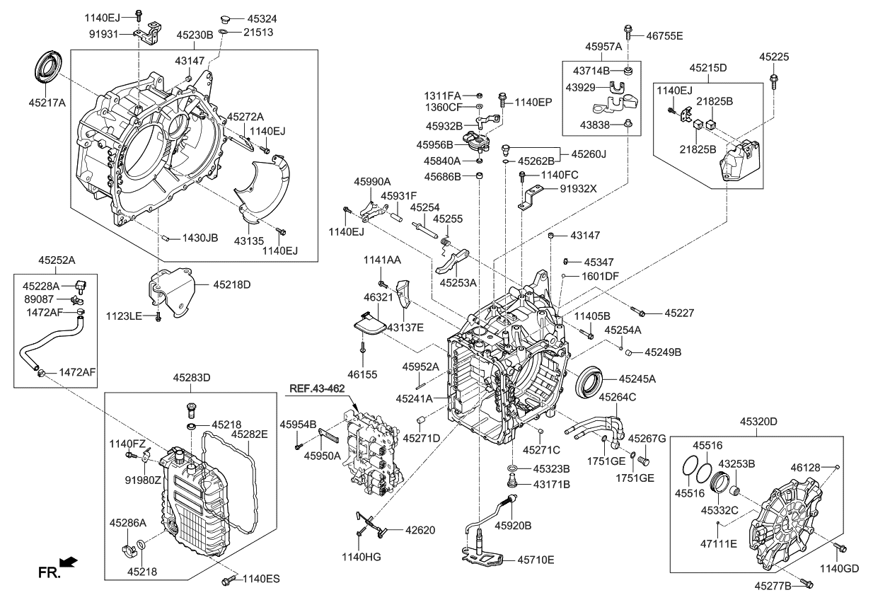 Kia 452112F761 Bracket Assembly-Transmission Support