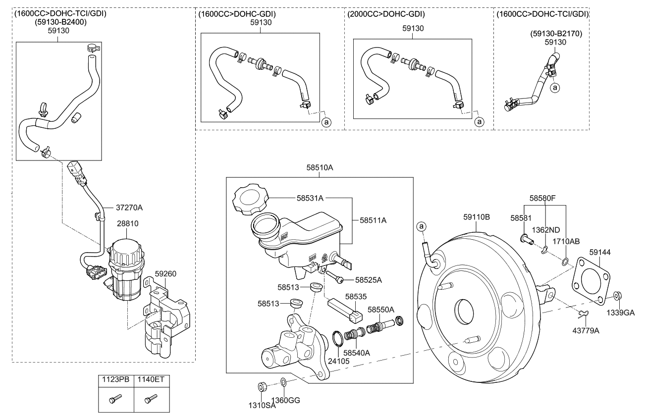 Kia 58550B2120 Piston Assembly-Primary