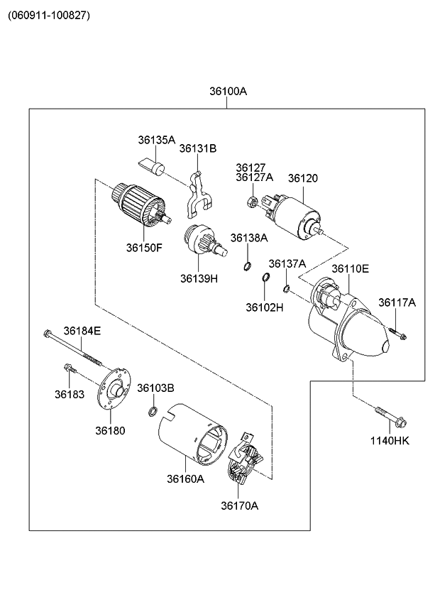 Kia 3611026800 Housing