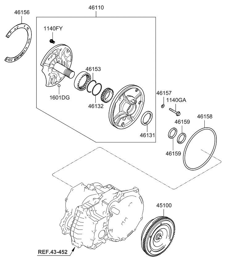 Kia 4613236002 Seal-Oil