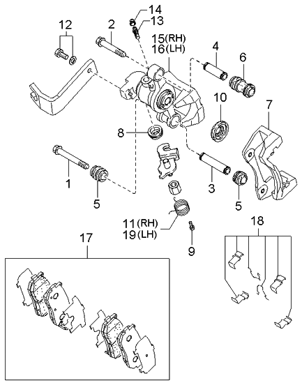 Kia K025933691 BLEEDER-Screw