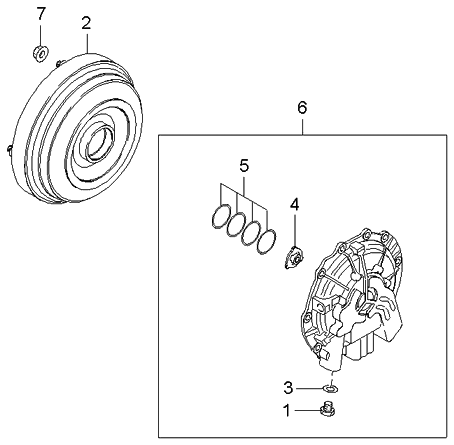 Kia MFT0119261A Flange-Oil Pump