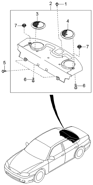 Kia MG35068AB175 FASTENER