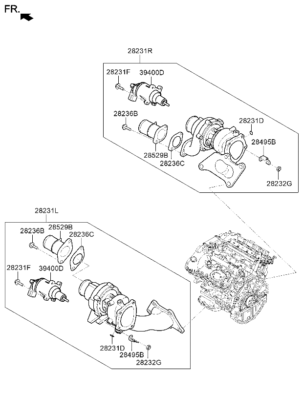 Kia 394083L100 BOLT-EWGA