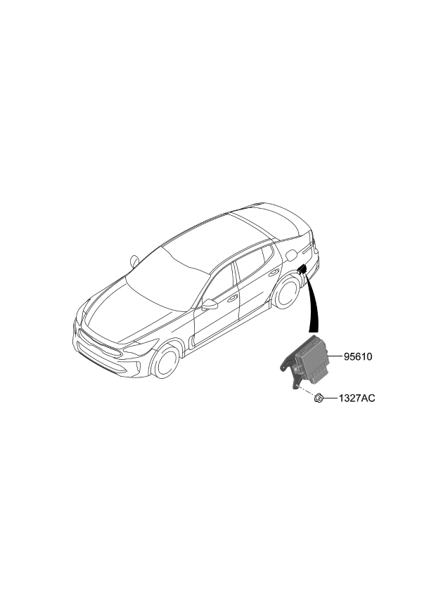 Kia 95610J5200 Module Assembly-Ecs