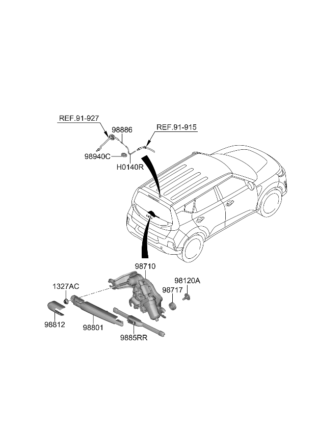 Kia 1792504014 Hose