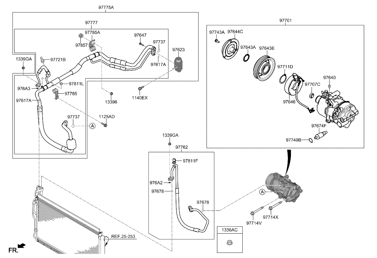 Kia 97701K0200 Compressor Assembly