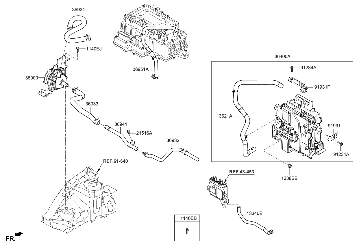 Kia 369523D650 Hose Assembly-Air Inlet