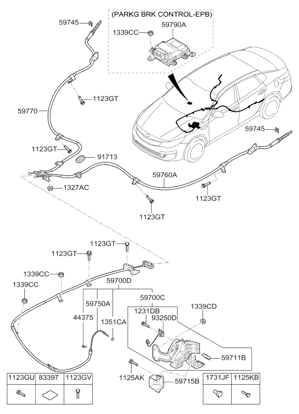 Kia 93830C1001 Switch Assembly-Parking