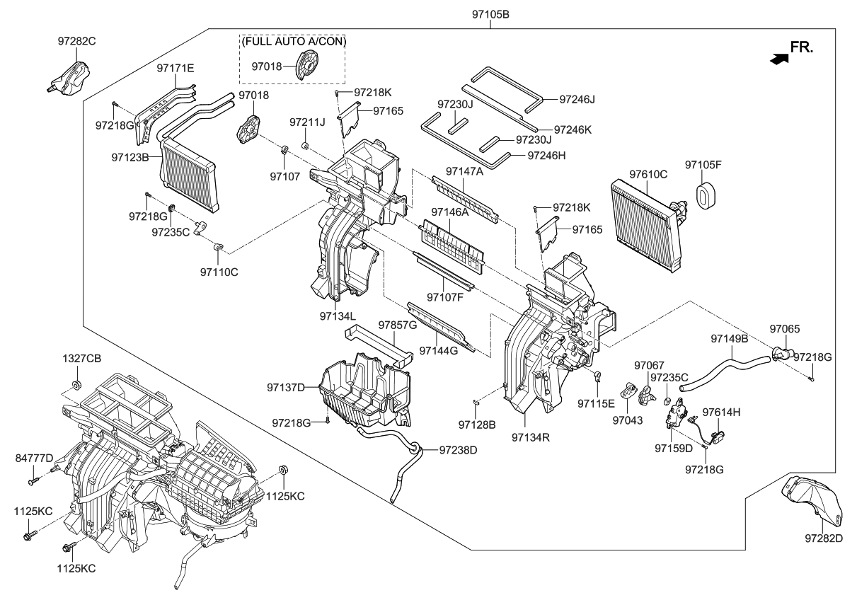 Kia 97186H9000 Arm-Temperature Door