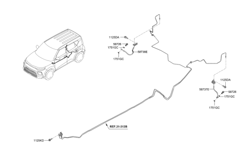 2021 Kia Soul Brake Fluid Line Diagram 2