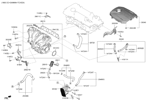 2021 Kia Soul Intake Manifold Diagram 1