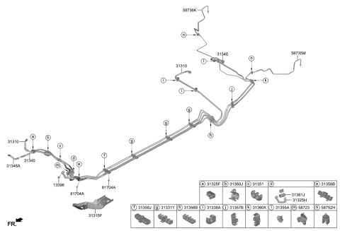 2022 Kia Soul Fuel Line Diagram 1