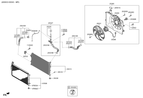 2021 Kia Soul Engine Cooling System Diagram 2