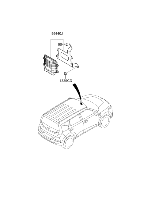 2021 Kia Soul Transmission Control Unit Diagram