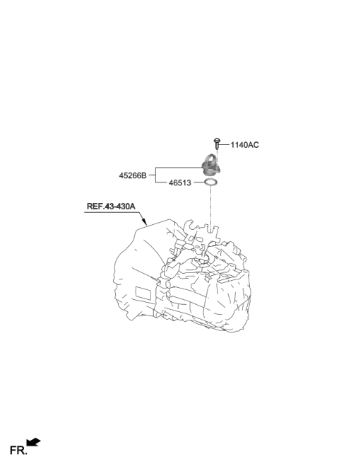 2021 Kia Soul Speedometer Driven Gear Diagram