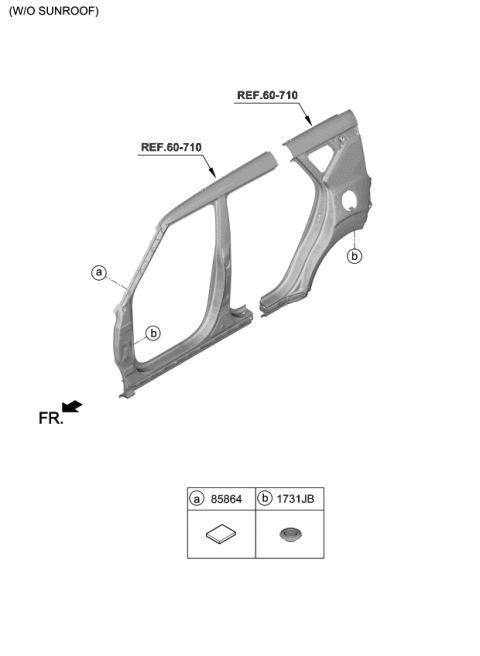 2020 Kia Soul Sunroof Diagram 2