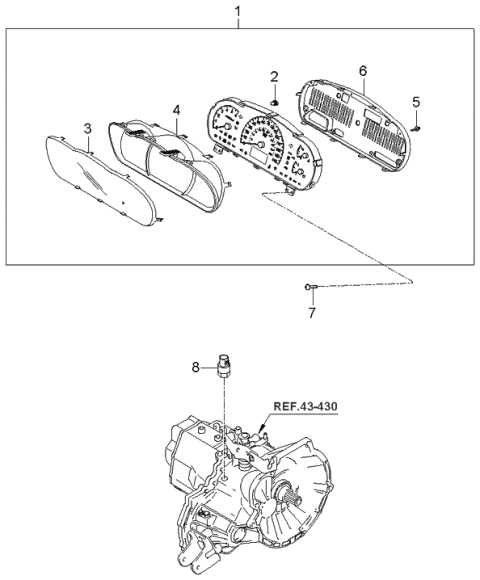 2006 Kia Spectra Instrument Cluster Diagram